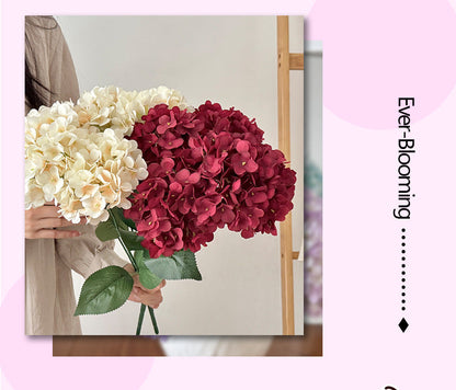 Artificial hydrangeas
