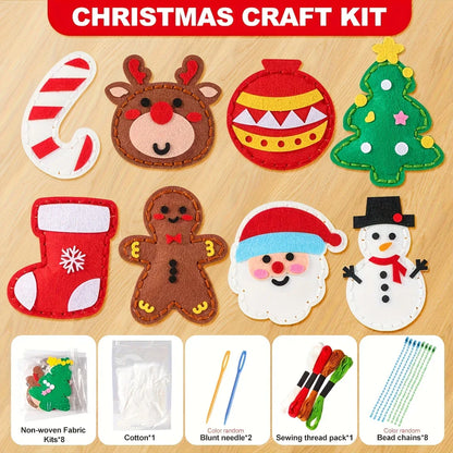 Christmas toy for children DIY sewing toy