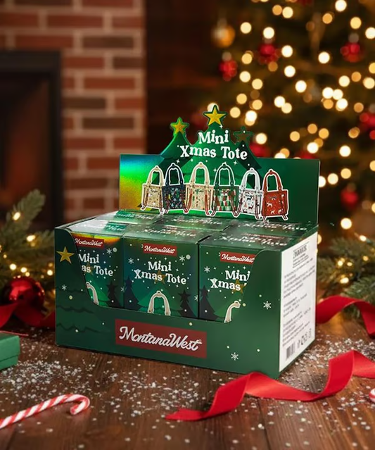 🔥LAST DAY 49% OFF🎄Montana West Mini Christmas Carrier Bag Blind Box Gift for Christmas Surprise