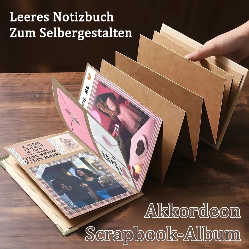 ✨The memory keeper: 230 cm foldable scrapbook album