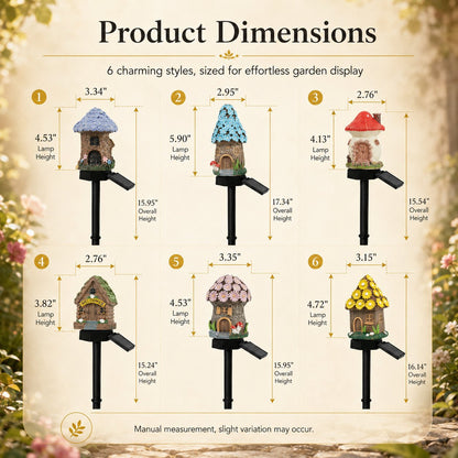 🔥Big Sale - 50% OFF🔥Solar Fairy-Tale Mushroom Cottage Garden Light – Magical LED Outdoor Decor for Gardens, Pathways & Cozy Backyard Spaces 🍄✨