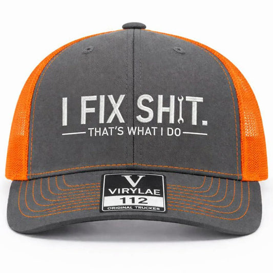 🔥LAST DAY 49% OFF-🛠️ I Fix Shit Trucker Hat – Funny Mechanic & Fixer Cap