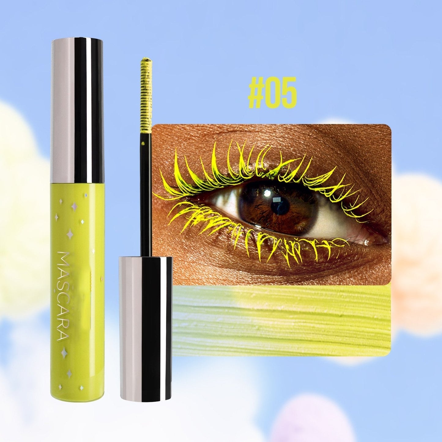 Colorful Glitter Mascara