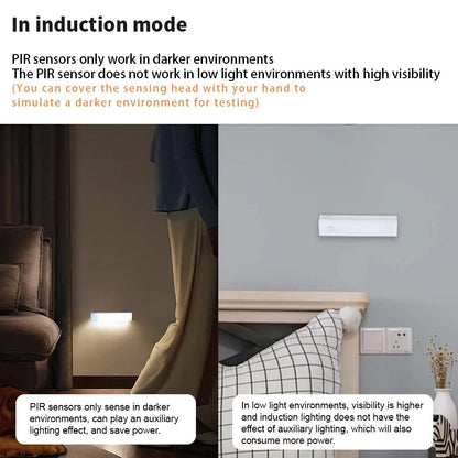 🔥Limited time offer - rechargeable LED lamp, no drilling required, smart sensor, magnetic