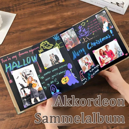 ✨The memory keeper: 230 cm foldable scrapbook album