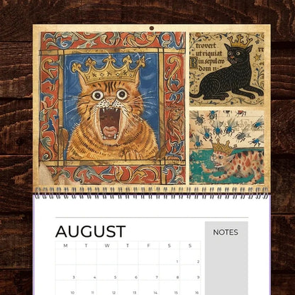 🐱Medieval Cats with Crowns Calendar 2026