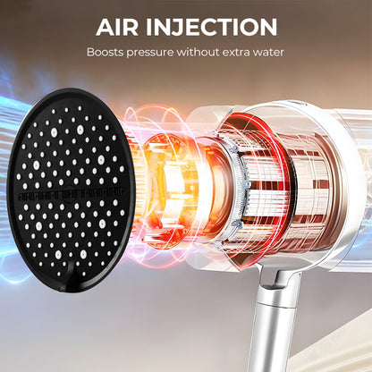 High-pressure adjustable rain shower head