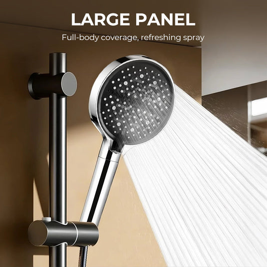 High-pressure adjustable rain shower head