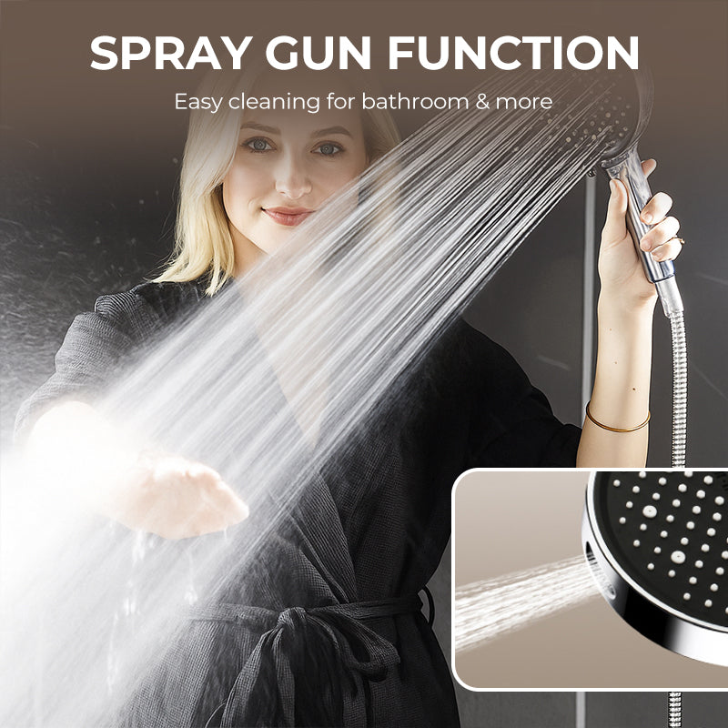 High-pressure adjustable rain shower head