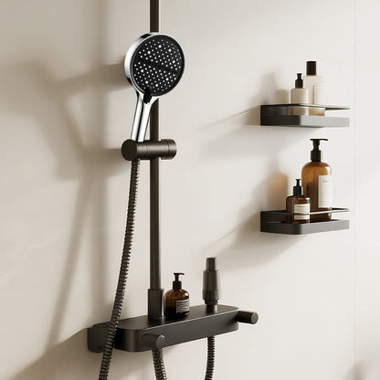 High-pressure adjustable rain shower head
