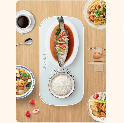 Multifunctional Smart Tray For Heating Food At A Constant Temperature - A Great Gift
