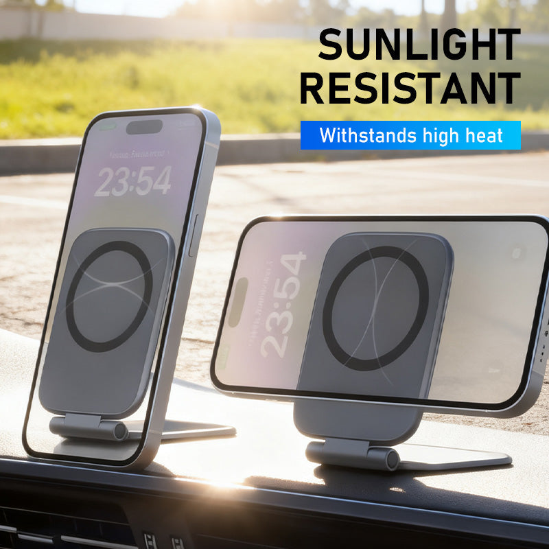 Magnetic mobile phone holder with strong hol