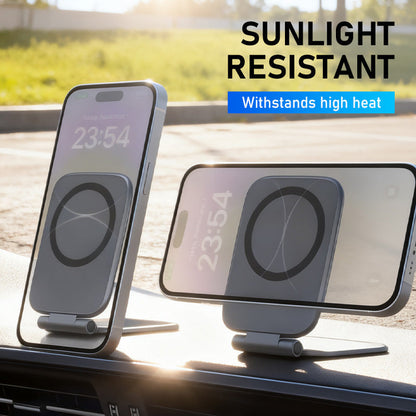 Magnetic mobile phone holder with strong hol