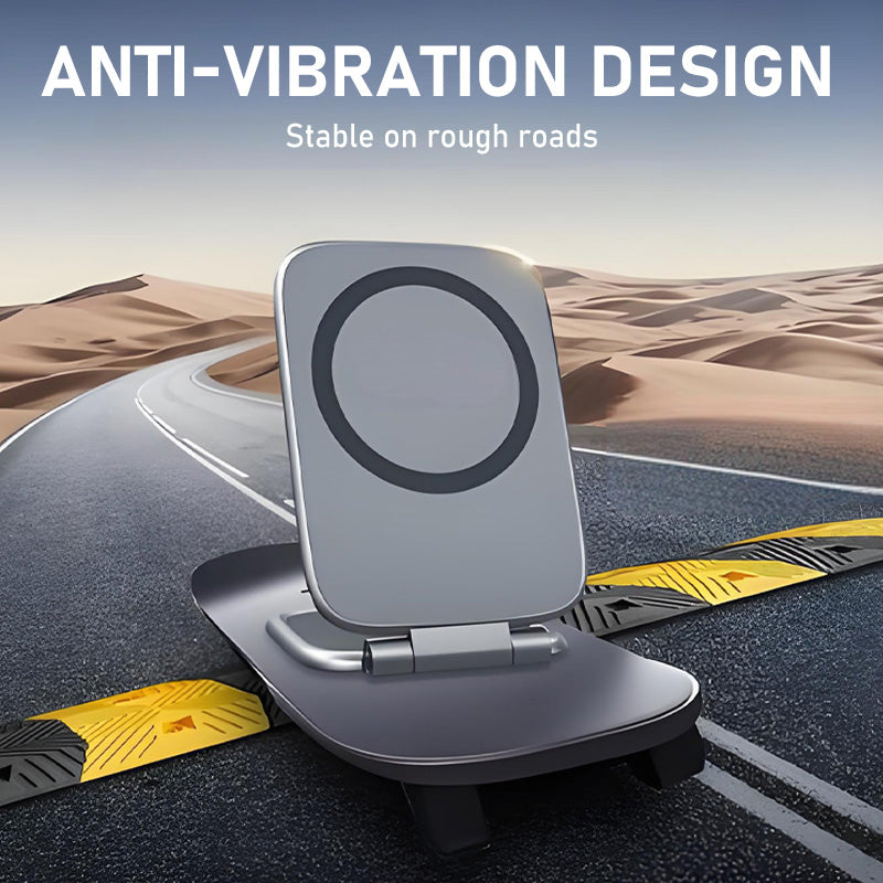 Magnetic mobile phone holder with strong hol