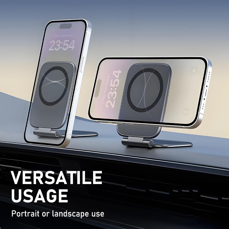 Magnetic mobile phone holder with strong hol
