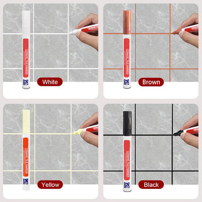 Mould-resistant and waterproof grout pen for ceramic tile
