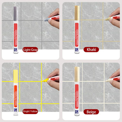 Mould-resistant and waterproof grout pen for ceramic tile