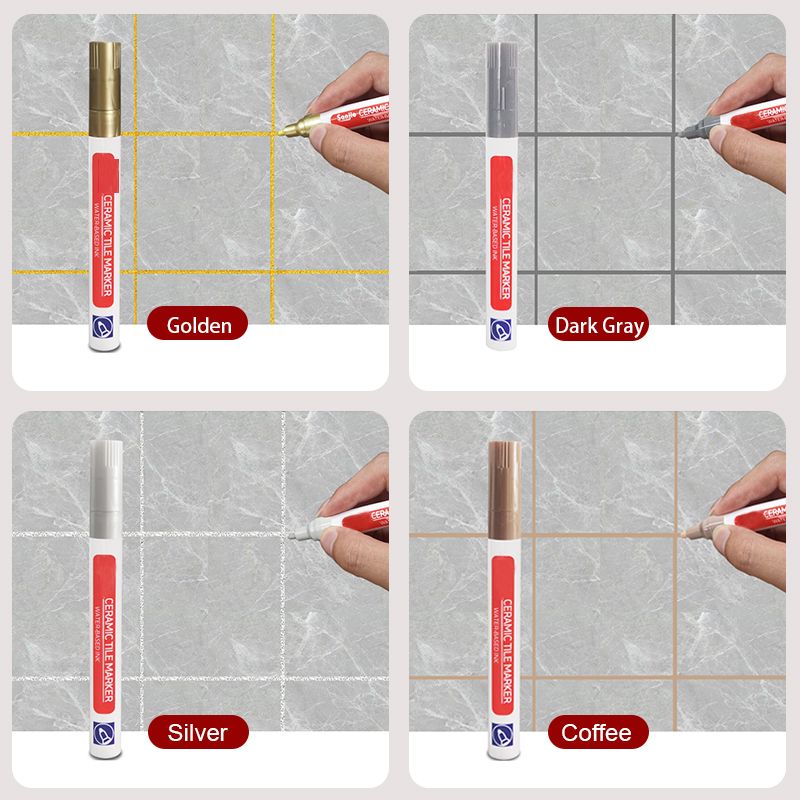 Mould-resistant and waterproof grout pen for ceramic tile