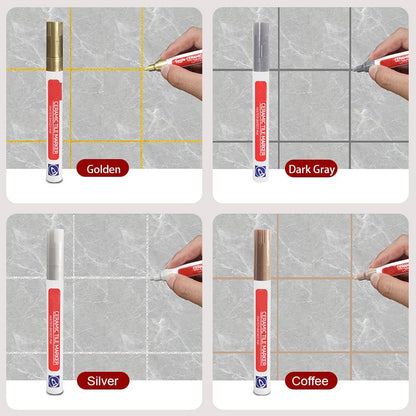 Mould-resistant and waterproof grout pen for ceramic tile