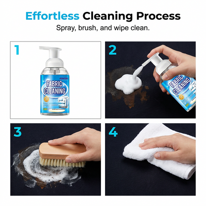 No-Rinse Fabric Foam Cleaner