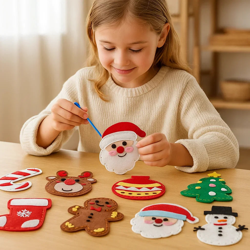 Christmas toy for children DIY sewing toy