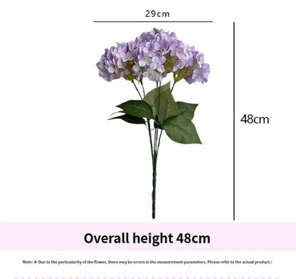 Artificial hydrangeas